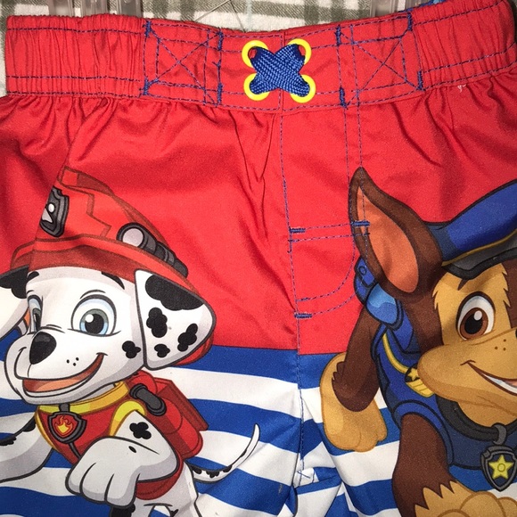 NWT Paw Patrol 2T UPF 50 Swim Trunk and Rash Guard - Picture 6 of 6